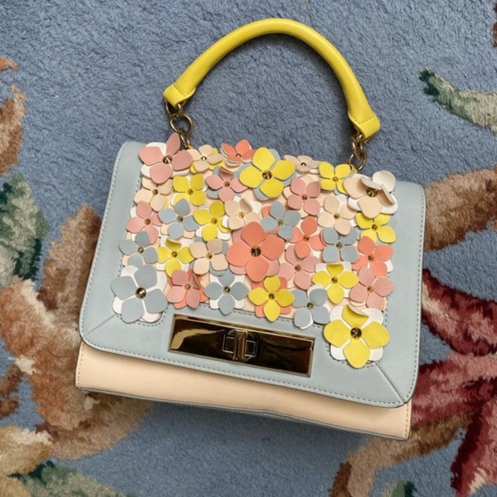 Aldi crossbody Bag flowers